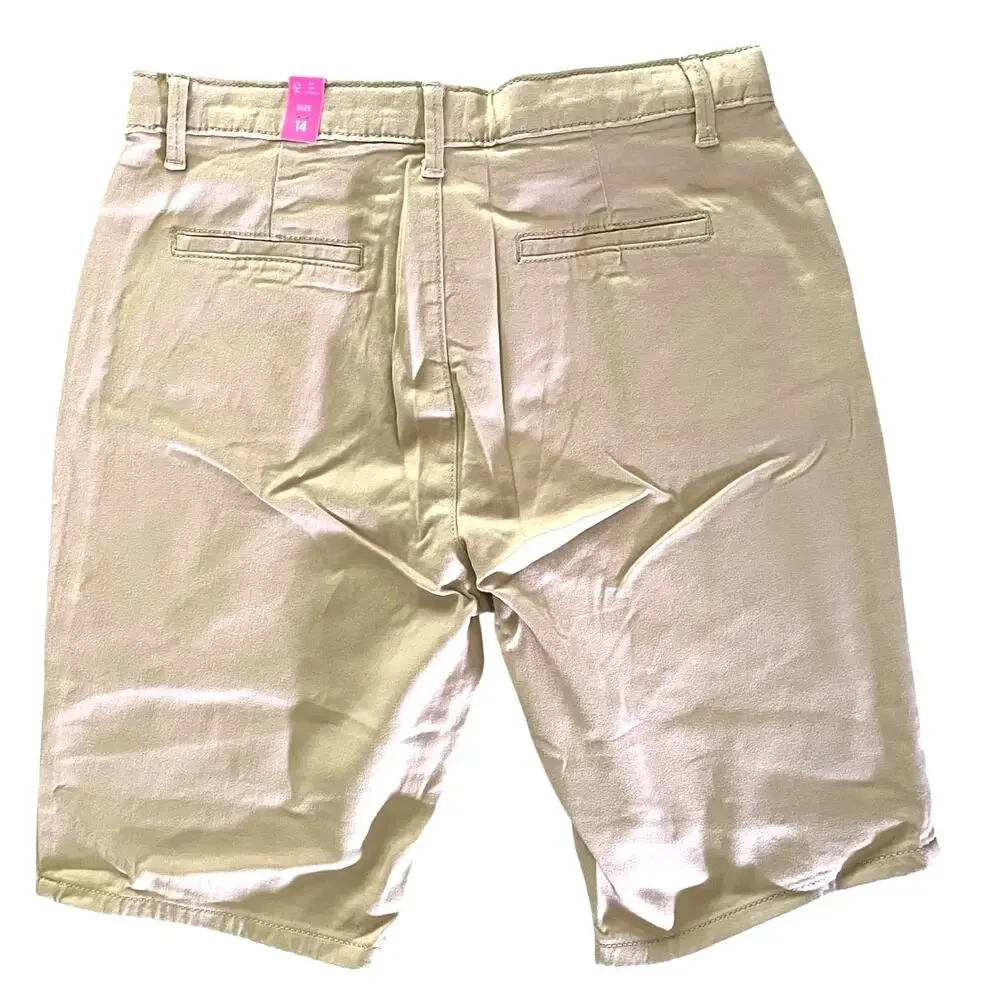 The Children's Place Girl's Stretch Chino Shorts 14